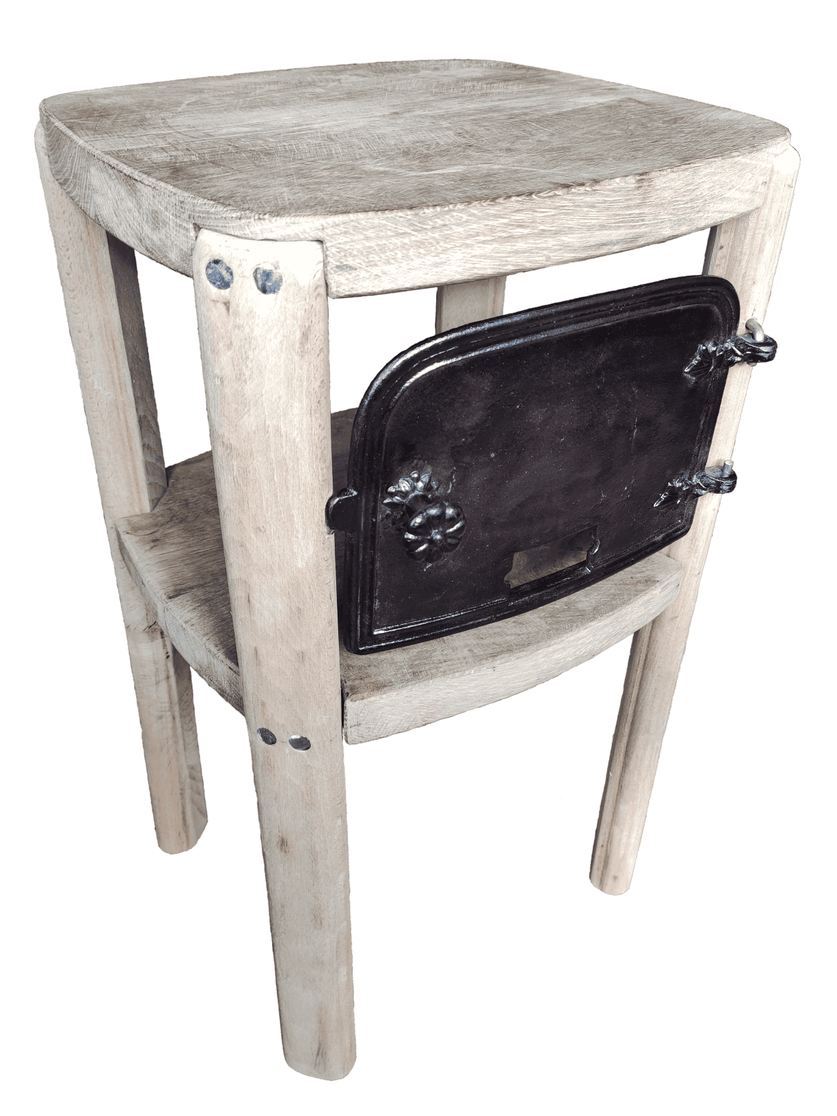 Eiche/Gußeisen 70x30x35cm